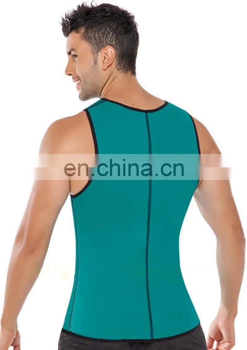 Men Sweat Gym Tank Top Athletic Shirt Sports Running Slimming Vest