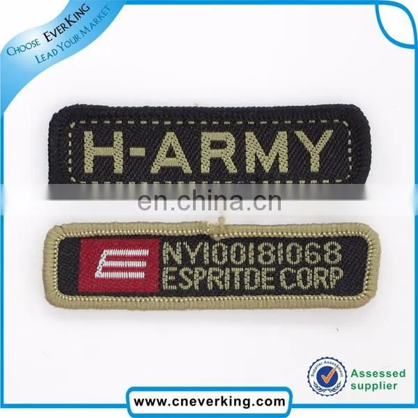 China factory wholesale customized printing patch woven patch for school uniform