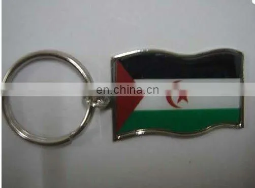 Factory supply custom shaped metal keyring