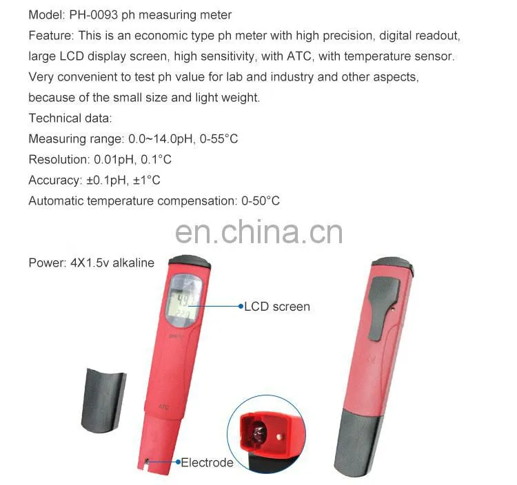 Pen Wireless Ph Meter Ph Sensor Probe