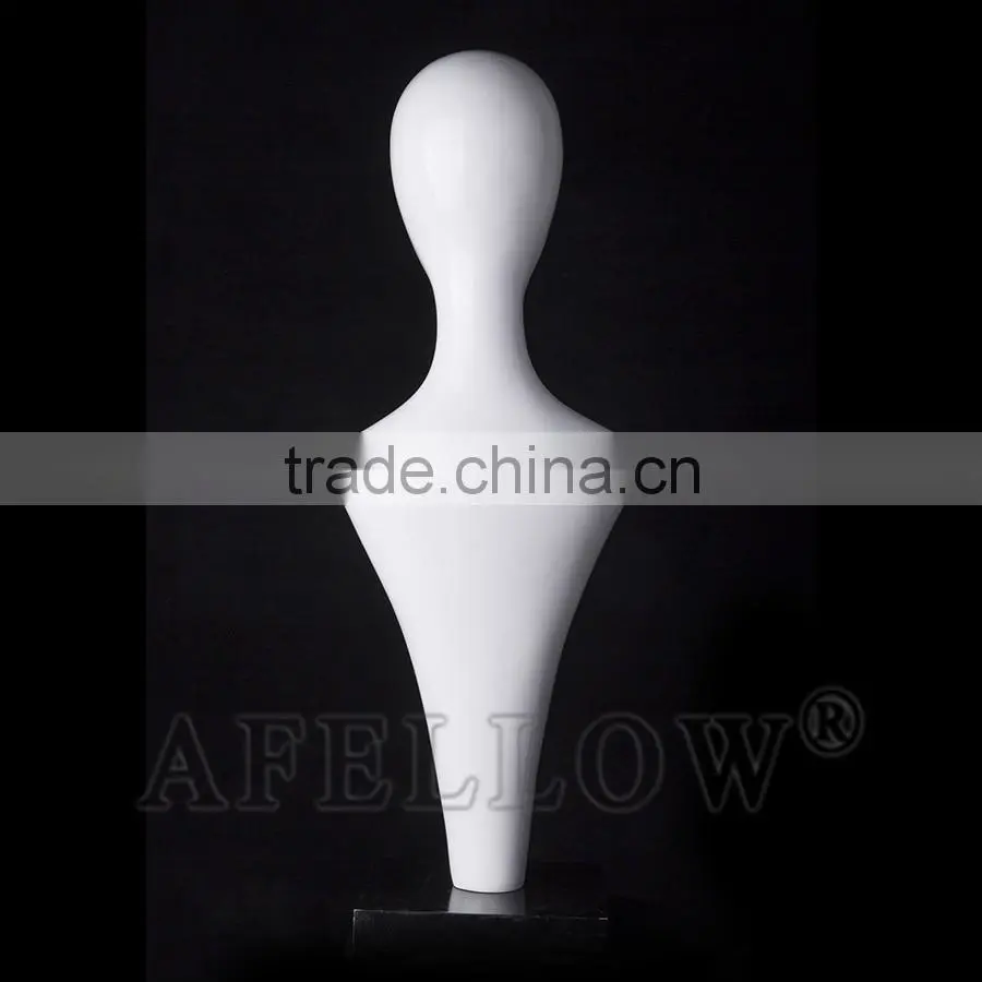 Fiberglass Egg Head Woman Mannequin,Female head mannequin,Cheap White Head,Dispaly Jewelry/ hat /scarf/wig H1054