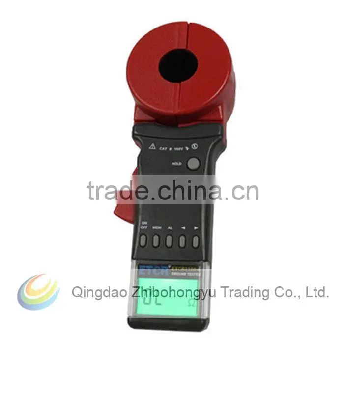 ETCR2100+ Digital Clamp On Ground Earth Resistance Tester Meter