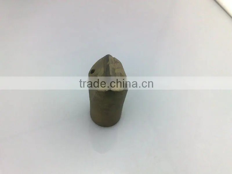 Oblique-Flat chipways chisel bit