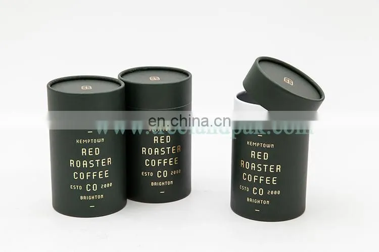 Round Can Luxury Cardboard Box for Coffee Bottle Package