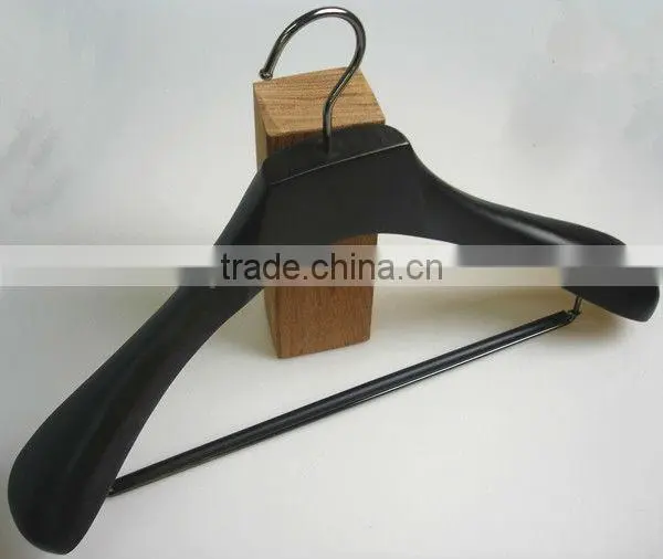 FW-1593 Luxury wood coat hanger clothes hanger