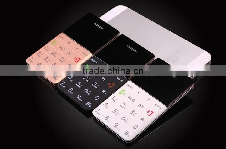 New QMART Q5 Card Phone 0.96 Inch OLED Screen Elder Senior People GSM Mobile Phone