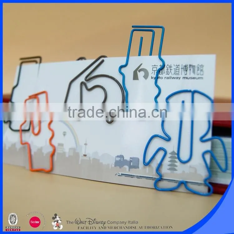 Different vehicle metal paper clip customized shape