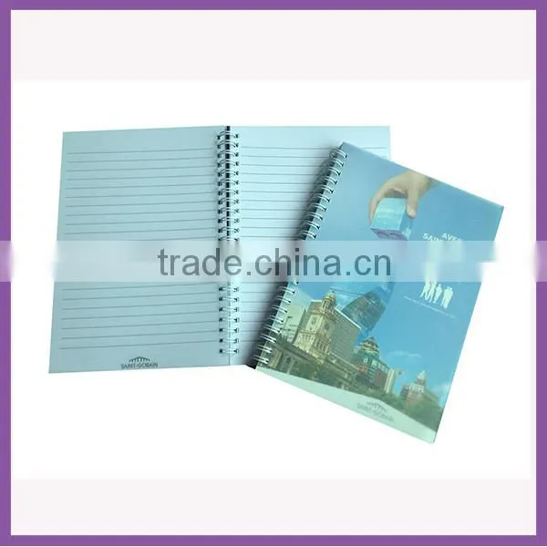 Custom personalized pp cover spiral notebook printing