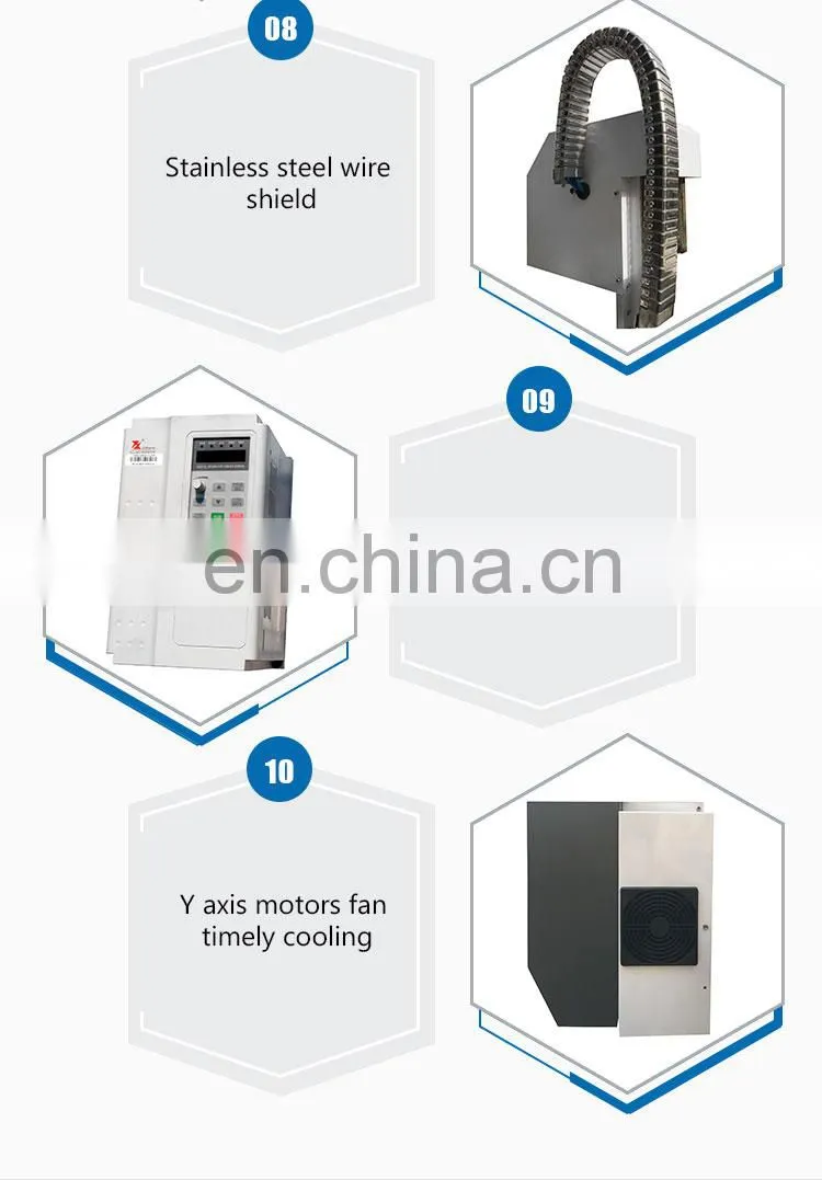 SENKE 2022 Factory Hot Sale 4*8 FT CNC Router Machine for Stainless Steel Copper Aluminum Plate Cutting