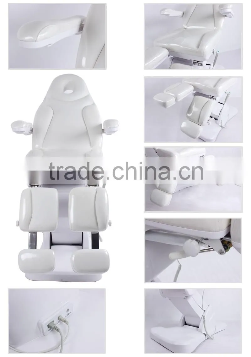 beauty salon furniture electric massage facial beds with ary;ic base