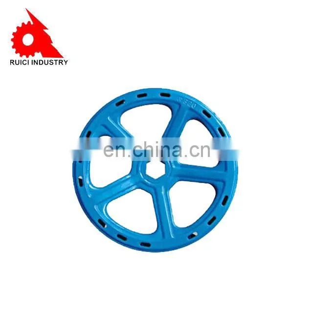 Custom casting ductile iron gate valve parts wheel handle