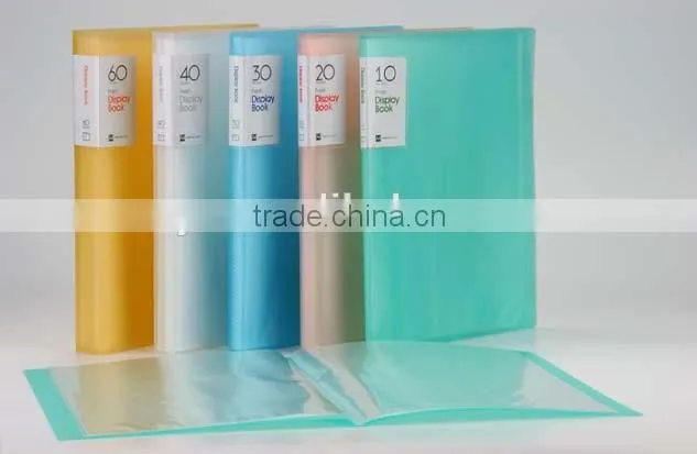 a4 clear multi-pocket display book plastic sheet protector