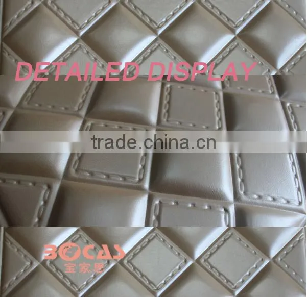 Interior Decoration Wall Panel Leather