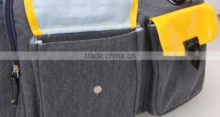 Mummy Bag Nappy Changing Bag Mommy Messenger Bag with Mat