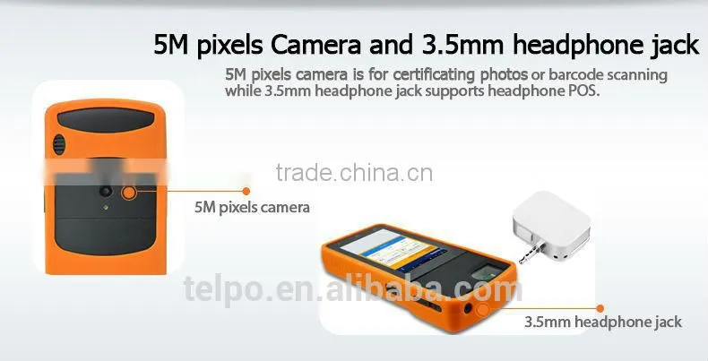 New Products Handheld Pos System with Gprs Wifi TPS350 Ussd Pos System (4 band)