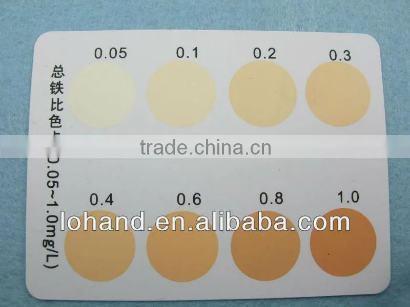 Wholesale total iron ion test kit in low price