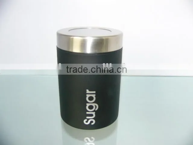 4" Stainless Steel Canister with visible lid