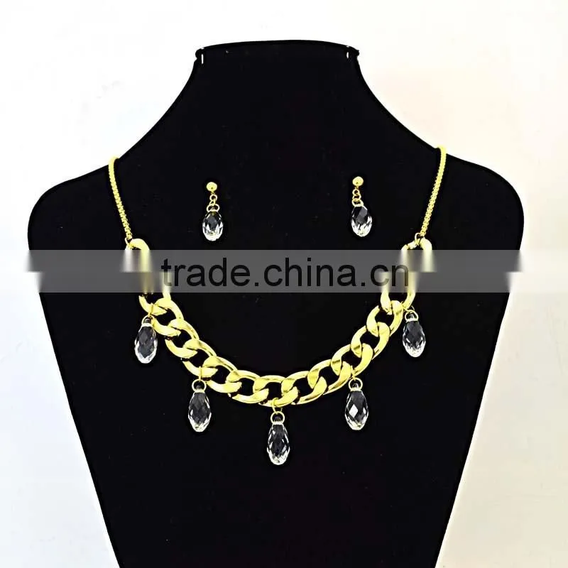 Wholesale Turkish Jewelry Gold Models Big Fashion Jewelry Set