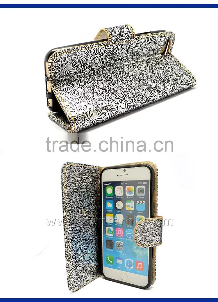 Special Leather Book Case For iphone6S