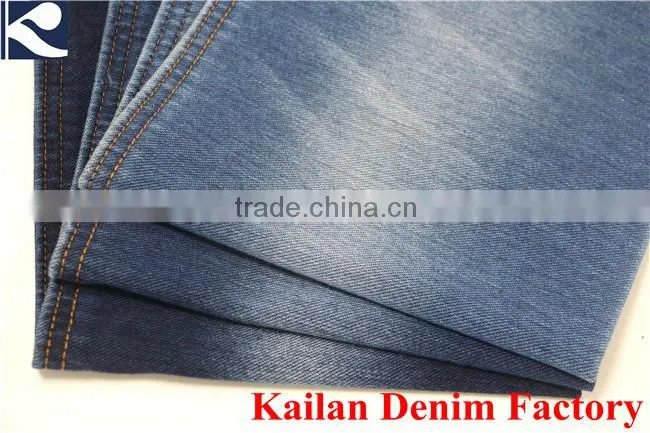 Stretch Cotton Polyester Spandex Twill Denim Knit
