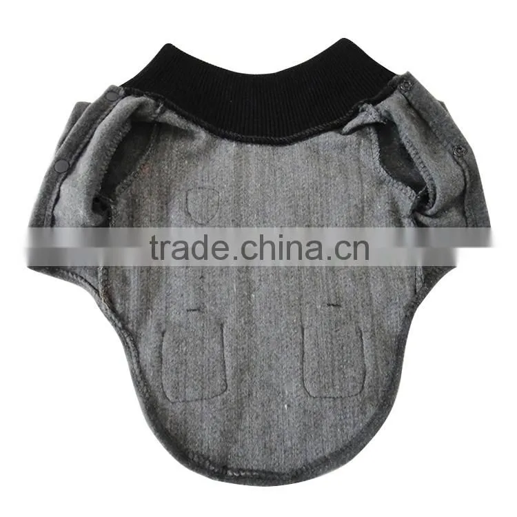 British Style Wasp-waisted Woolen Cloth Dog Coat fit for Spring Autumn and Winter
