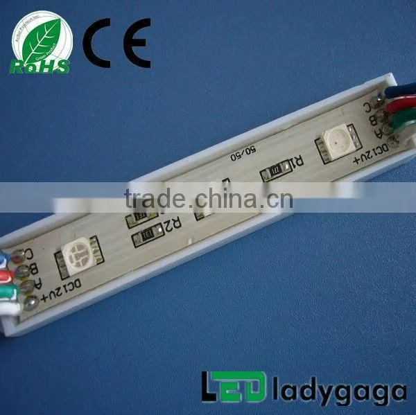 IP65 DC12V 3pcs 5050 smd Led RGB Module,led module full color