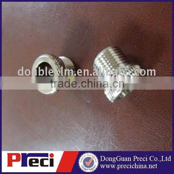 CNC lathe copper M14 connector brass nut