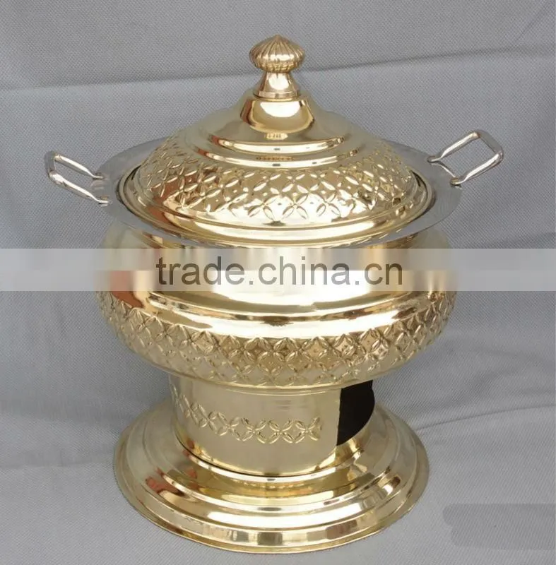 Brass Cheffing Dish, Wedding & Party utensils, food serving dish, hot keeping dish, Catering item, Hotel & Restaurant utensils