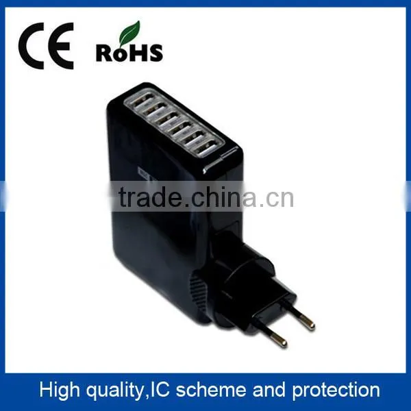 UK/EU/US/AU 6 ports USB Charger 7A