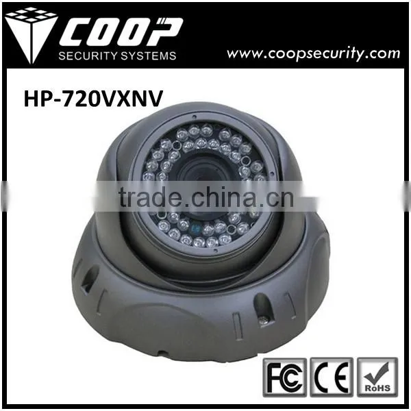 HD-SDI Infrared Dome Camera 1/2.5" Aptina CMOS 4-9mm Lens 36 IR LED