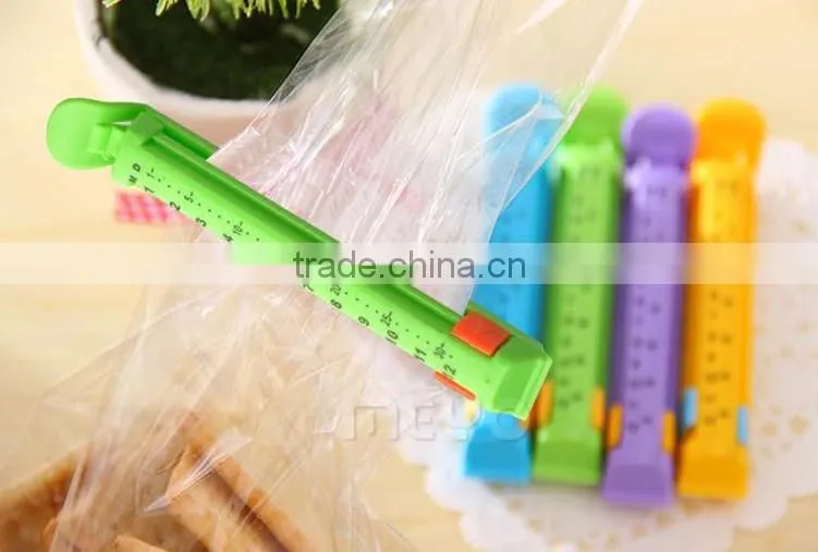 Promotional gift date counter scale sealer clip bag storage clip