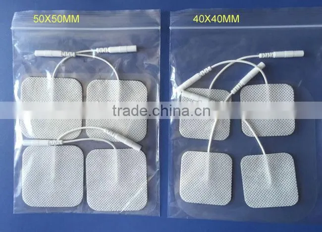 wholesale reusable EMS electrode gel heating pad self adhesive tens electrode pads