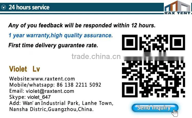OEM factory rotating table tent