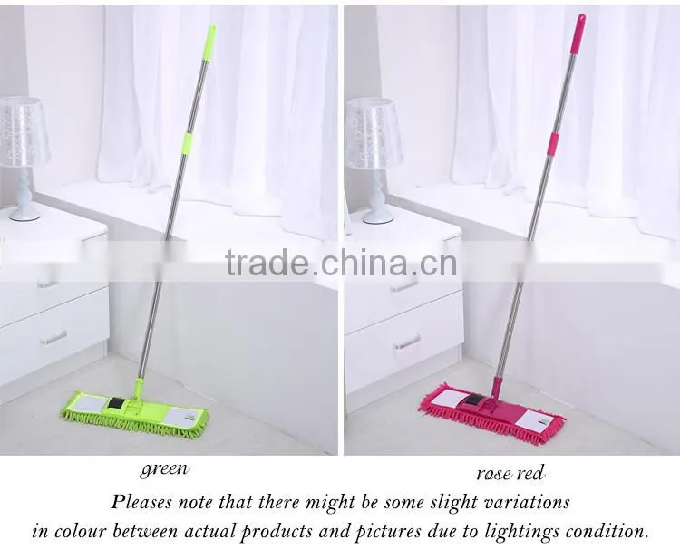 New item hand press flat cleaning mop & round spin mop