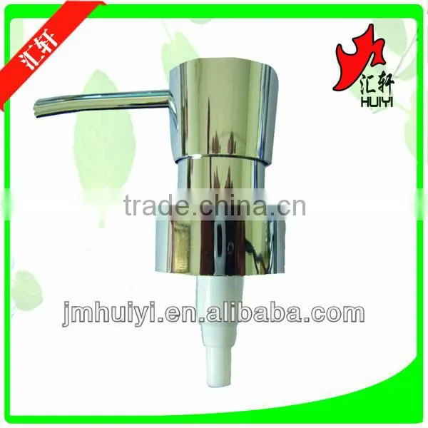 plastic chrome soap pump 28/400