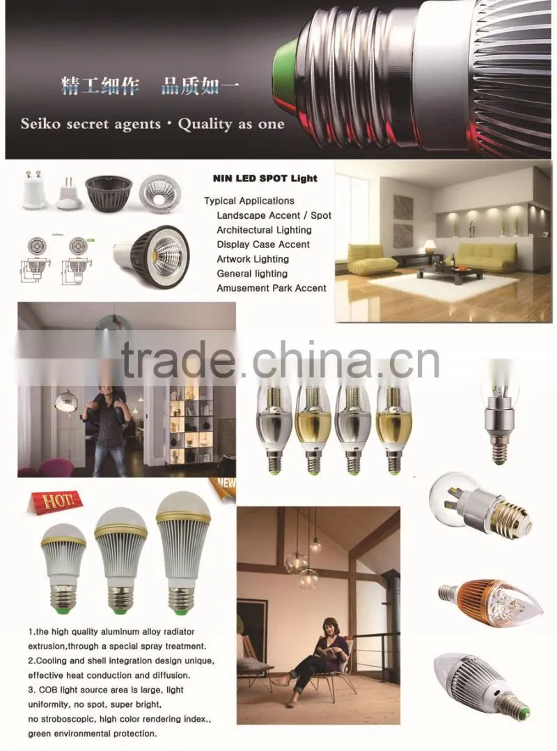 7watt e14 led candle light