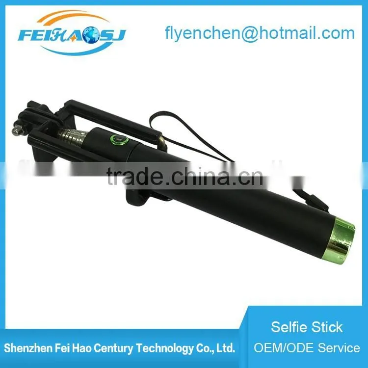 Smartphone selfie stick Wireless Bluetooth selfie stick 2016 monopod selfie stick colorful for phone