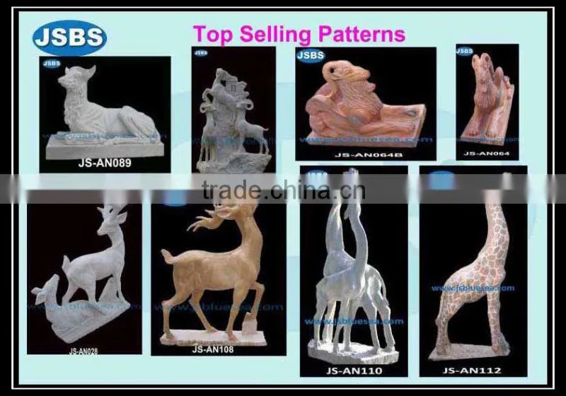 big carved stone lion garden sculptures