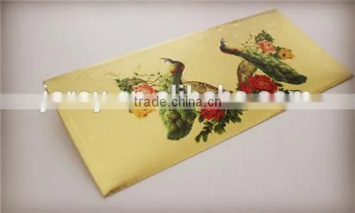 Gold red rose envelope Custom made gold foil envelope/other types envelopes /other types envelopes