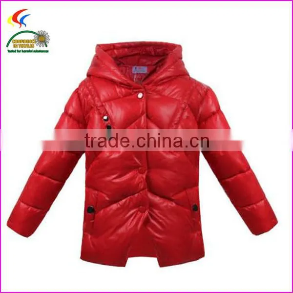 shiny nylon down jacket