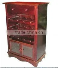 wooden wine rack cabinet