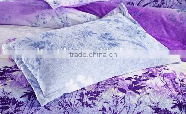 china supplier soft printed Flannel bedding sets