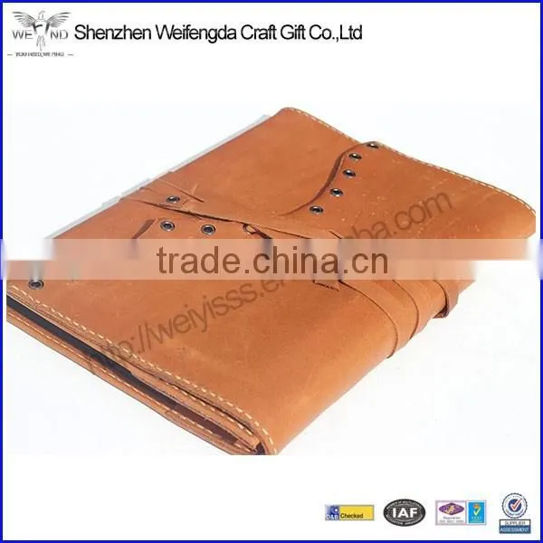 Italian leather journal A5 book cover handcrafted personalized notebook