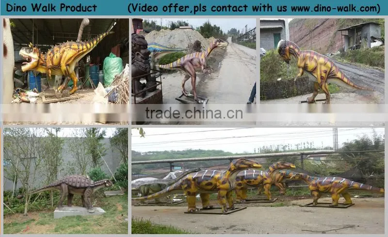 Theme park equipment fiberglass dinosaur 8m