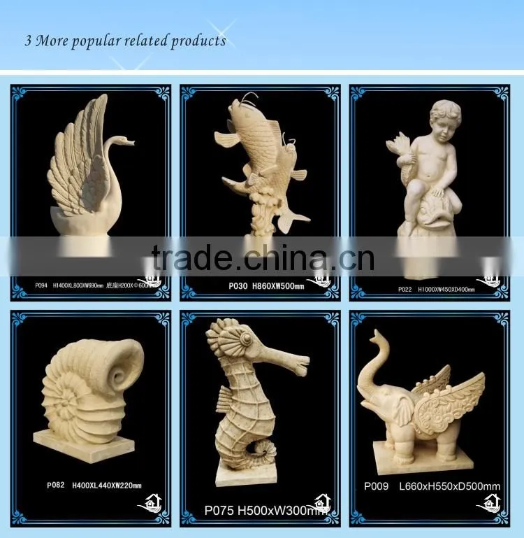 Garden decorative horse head statue
