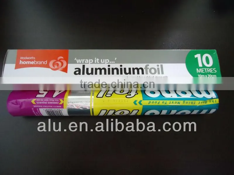 Food Service household Aluminum/Alumimium foil roll for packing and wrapping with low price