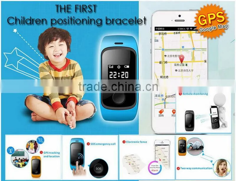 hidden wrist watch gps tracking device for kids or children / child gps tracker bracelet
