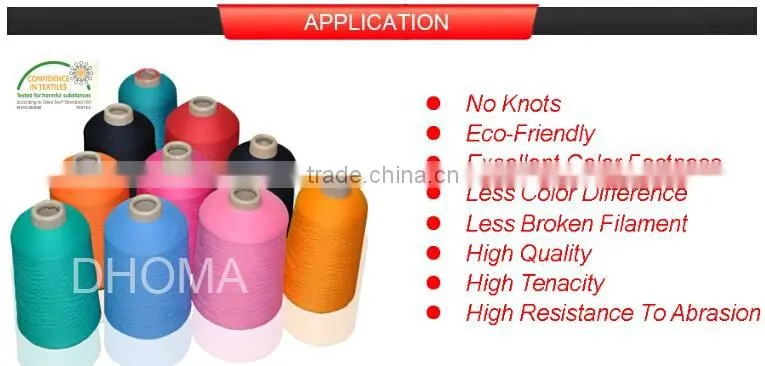 30D/2 Nylon Stretch yarn for hemming stitch