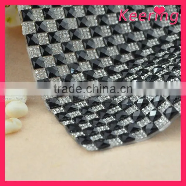 new arrival 2014 rhinestone mesh trimming for garment accesorry WRT-006