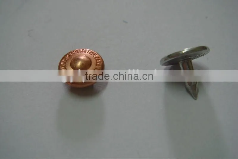 8mm nipple cap metal jeans rivets
